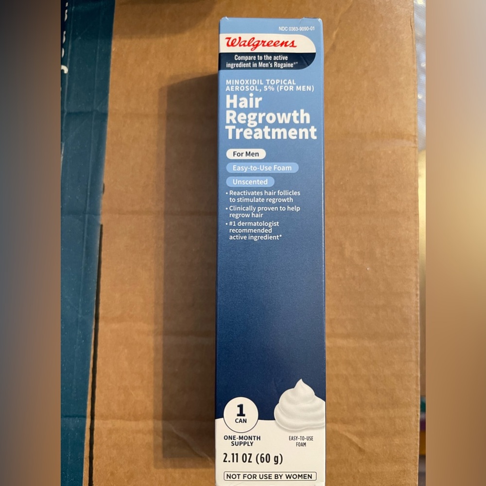 Mens Hairgrowth Treatment Foam Brand New